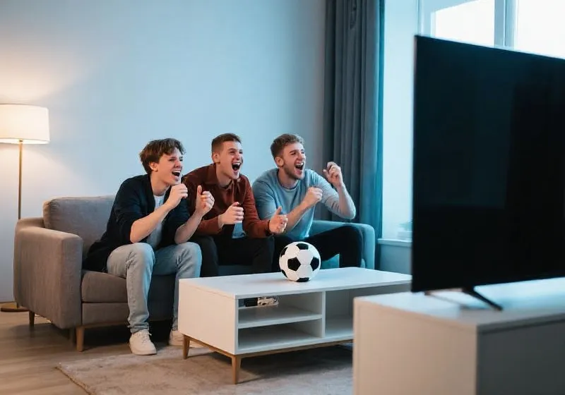 家庭场景观看高清流畅直播