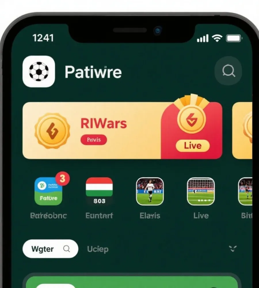 移动端福利与赛事页面示意